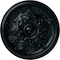 Ekena Millwork Katheryn Ceiling Medallion (Fits Canopies up to 2 1/8"), 14 1/2"OD x 2 3/4"P, Night Shade CM14KTNSF - alternate 1
